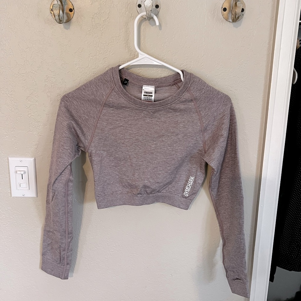 Gymshark long sleeve crop top
